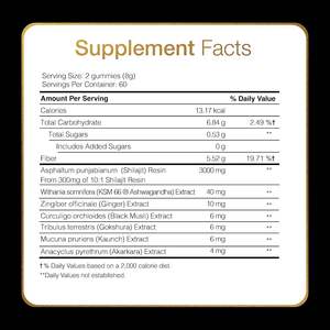 מפעל סיטונאי shilajit gummies תוסף תזונה למבוגרים עם חומצות אמינו מינרלים תמציות צמחים - Product Image 6