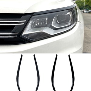 For VW Tiguan MK1 2011-2016 Body Kit Auto <b>Head</b> Light Lamp Eyelids Eyebrow Headlight Decoration Car <b>Styling</b> Trim Car Accessories - Product Image 2