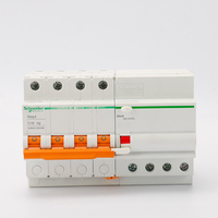 Asli Ea9rn4 4p Rcbo All-in-one Leakage Breaker C Curve 6-63a 3 Fase 4 Kawat 400v 6ka Kotak Distribusi Baru Original