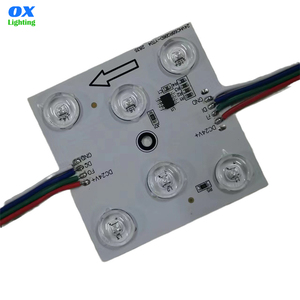Led đầy màu sắc blockchain ánh sáng DC24V RGB vuông 6LED đầy đủ màu sắc hộp kéo dài Trần phim lightbox Mall rgbic RGB LED mô-đun - Product Image 1
