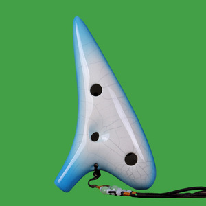 Ocarina en céramique Alto C à 12 trous, instrument à vent portable pour l'enseignement des étudiants et comme cadeau musical - Product Image 5