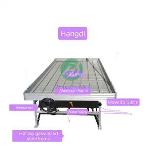 Tabela de bancada hidroponia com bandejas sistema de cultivo