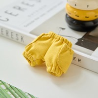 Pantalon coloré en peluche de 15 cm pour poupée de dessin animé, accessoire de sac à dos pour ensembles de vêtements de poupée DIY