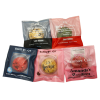 Emballage d'impression personnalisée bonbons biscuits aliments cookies sacs en plastique givrés