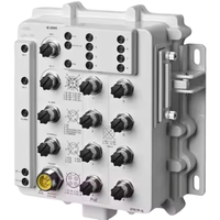 Nouveau commutateur industriel extérieur IE-2000-8T67P-G-E d'origine IE2000 IP67 avec 8 ports FE M12 (8 PoE +) et 2GE (base Lan)