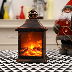 Lámpara <span class=keywords><strong>LED</strong></span> de <span class=keywords><strong>Chimenea</strong></span> de Simulación, Lámpara Decorativa con Llama, Alimentada por USB, Sin Calor, Luz de <span class=keywords><strong>Chimenea</strong></span> Vintage para Decoración de Fiestas Navideñas - Product Image 4