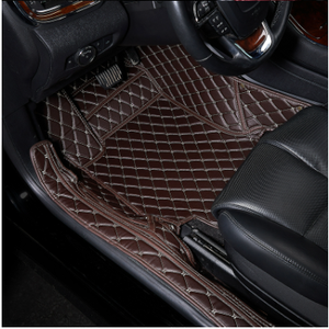 Tapis de sol de voiture universels de luxe en cuir PU, ensemble complet 5 places, haute qualité, pour <span class=keywords><strong>Kia</strong></span> K5/<span class=keywords><strong>Kia</strong></span> K3 - Collection 2022 en vogue - Product Image 4