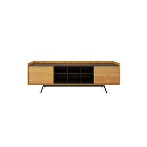 NOVA <span class=keywords><strong>Meuble</strong></span> <span class=keywords><strong>TV</strong></span> moderne nordique en chêne massif <span class=keywords><strong>et</strong></span> centre de divertissement Maison Salon Meubles en bois avec <span class=keywords><strong>meuble</strong></span> <span class=keywords><strong>TV</strong></span> moderne - Product Image 5