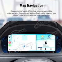 Panel de Instrumentos Digital Baoshang 12.3 para BMW Serie 3 F30/F31/F32/F33/F34/F35/F36 F80 2013-2017 NBT/EV0, Velocímetro Digital