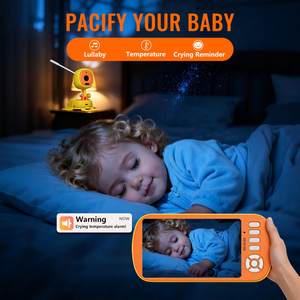 <span class=keywords><strong>Caméra</strong></span> de surveillance pour bébé avec vision nocturne, alarme de pleurs, rappel d'alimentation, communication bidirectionnelle, alarme de pleurs pour voiture et surveillance multi-pièces - Product Image 4