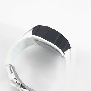 Reloj de Carreras de Cerámica Blanca de Primera Calidad Profesional, Cristal Personalizado, Reloj Mecánico para Hombre Resistente al Agua - Product Image 4