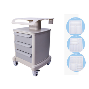 Carretto medico con ruote per clinica dentale con cassetto, - Product Image 4