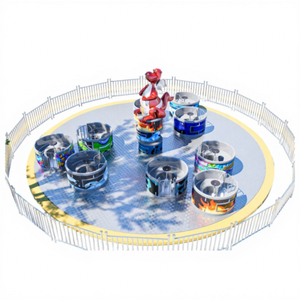 ¡Gran Oferta! Atracción de Tazas Giratorias Personalizada con Certificación CE para Niños y Adultos, 36 Asientos, para Parques de Atracciones, Carnavales, Interiores y Exteriores - Product Image 1