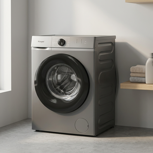 Lavatrice Kooper 11 con 11 Programmi Automatici, Elettrica, 8 Kg, Slim, Monoblocco, per Uso Domestico, Grigio, Scocca in Plastica, Spina USA - Product Image 2