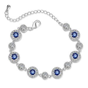 Fashion Adjustable Zircon Crystal <b>Bracelet</b> for Women Silver Plated Women Chain <b>Bracelet</b> Wedding Zircon <b>Bracelet</b> Pulsera De Mujer - Product Image 6