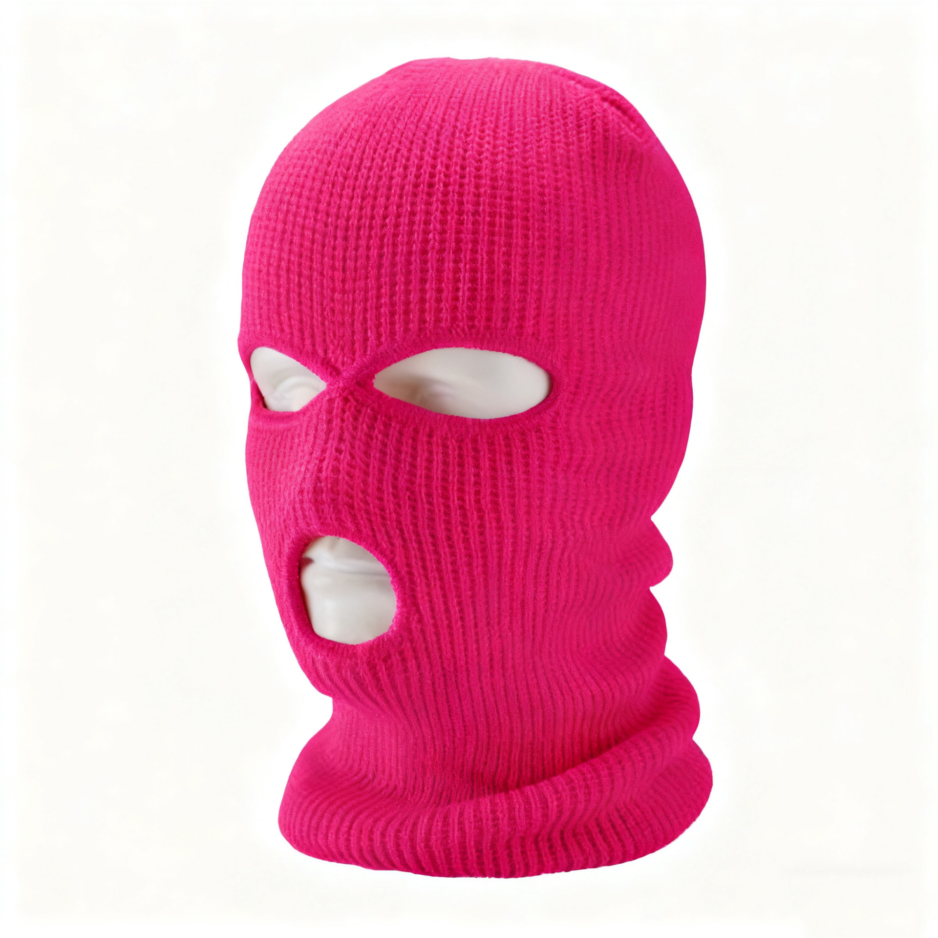 Three-hole rose red
