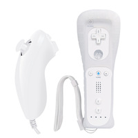 Classique 2 en 1 intégré dans Motion Plus pour manette Wiies Nintend avec Nunchuck pour télécommande Wiies