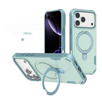 Coque de protection antichute de qualité militaire avec support magnétique pour iPhone 18 Pro, compatible avec les coques de téléphone iPhone 17, 16, 15, 14