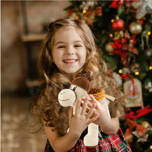 Camello di peluche bianco in stile cartone animato 8470, giocattolo morbido e abbracciabile, regalo di compleanno per bambini e amici, bambole di peluche a forma di cammello - Product Image 3