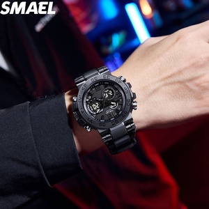 Reloj Deportivo Cronógrafo Analógico-Digital SMAEL 8106, Reloj de Pulsera Resistente al Agua con Funciones de Alarma Luminosa y Cronómetro para Buceadores - Product Image 4