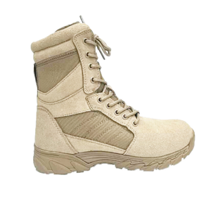 DFB0109 Nouveau design Bottes de désert en cuir de vachette suédé avec fermetures éclair latérales Respirantes et absorbant les chocs - Product Image 2