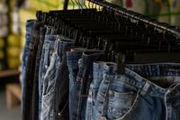 Jeans d'occasion pour hommes de haute qualité, bon état, vente en gros à bas prix, vêtements usagés