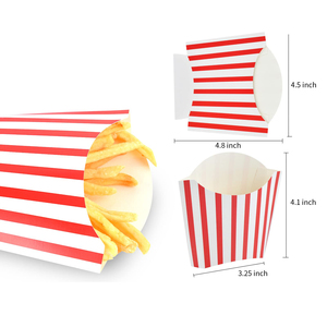 Cajas <span class=keywords><strong>de</strong></span> Embalaje Desechables Personalizadas <span class=keywords><strong>de</strong></span> 4oz para Papas <span class=keywords><strong>Fritas</strong></span>, Comida Rápida para Llevar - Product Image 2