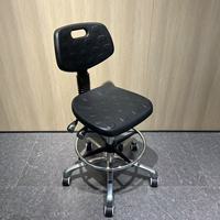 Chaise antistatique ESD dentaire de salle blanche de travail multifonction de qualité supérieure chaise/tabouret de moulin de supermarché de barre en métal pivotante industrielle