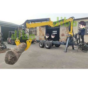 ייעור משק מכונות ציוד הידראולי טרקטור הידראולי 6.5 מ 'עץ עץ מקרן עם מנוף הרחבה 10 טון קרן הרחבה - Product Image 5