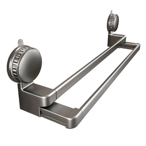 Support mural télescopique à ventouse pour pantoufles, 2 niveaux, minimaliste, pour rangement de chaussures de salle de bain, installation rapide - Product Image 5