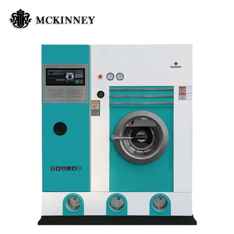 Mckinney 상업용 세탁 장비 자동 드라이 클리닝 기계 가격