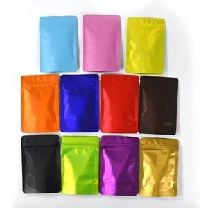 カスタムマイラーバギー3.5プリントデザインスタンドアップポーチ再封可能ジップロック食品保管用の小さな包装袋