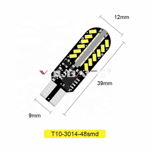 ไฟแฟลช T10 W5W พร้อมลำแสงที่ไหลได้ไฟ LED T10 3014 48smd ไฟวิ่ง RGB LED ไฟกะพริบ LED รุ่นใหม่ล่าสุด - Product Image 4