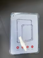 Étui de tablette fin et léger en TPU transparent noir pour Redmi Pad 2 SE 9,7 pouces 2026, résistant aux chocs, intérieur mat lisse