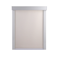 Persianas Enrollables Motorizadas para Día y Noche, con Filtro de Luz Totalmente Oscurecedor, con Canal Lateral, Persianas Inteligentes para Ventanas de Baño