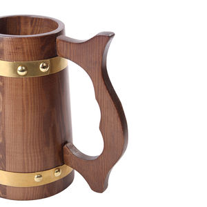 แก้วเบียร์ไม้,แก้วมักแฟชั่นเก่าสำหรับใส่<span class=keywords><strong>ชา</strong></span>เบียร์โลโก้ตามสั่ง - Product Image 2