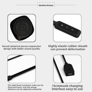 Nouveau casque de motocross efficace et pratique en ABS, demi-face, avec écouteurs de communication étanches, haut-parleur et microphone - Product Image 3