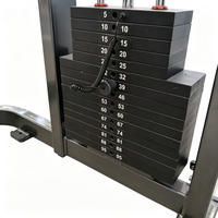 Machine d'extension des triceps assise durable pour usage commercial en salle de sport