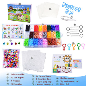 Venta al por mayor 24 Color Hama Beads DIY Juguetes Set Educativo EV a Perler Fusible Beads para Niños - Product Image 4