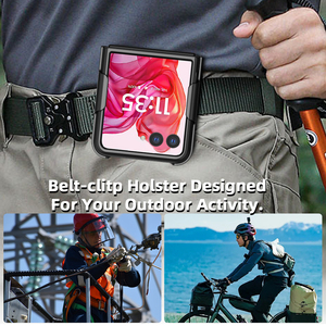 Trường hợp điện thoại với bao da vành đai <span class=keywords><strong>Clip</strong></span> trở lại cho <span class=keywords><strong>Motorola</strong></span> Moto <span class=keywords><strong>RAZR</strong></span> 50 2024 trường hợp carbon fibre mô hình dây đeo cổ tay điện thoại da trường hợp - Product Image 6