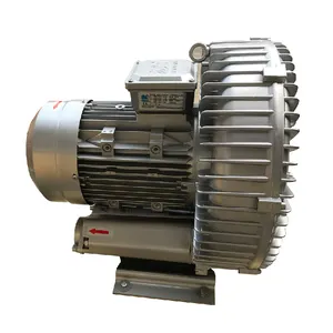 3KW High Pressure Single Stage Vacuum Pump Three Phase Ring Blower Suction Fans for CNC Machines