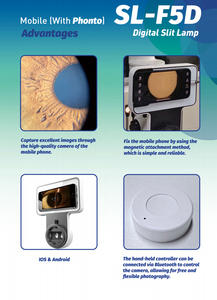 Lámpara de Hendidura Digital SL-F5D de Fabricante Directo para <span class=keywords><strong>Centro</strong></span> de Cuidado Ocular - Product Image 4