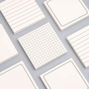 <b>Creative</b> Cute Self-Adhesive Lined Customizable Sticky Notes Memo Pads School Office Supplies Elementary Students Office Use <b>Gift</b> - Product Image 1