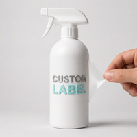 Décoration de produit personnalisée, imprimée, durable, écologique, ultra-transparente, en relief 3D, lavable, pour canette en verre de 24 oz