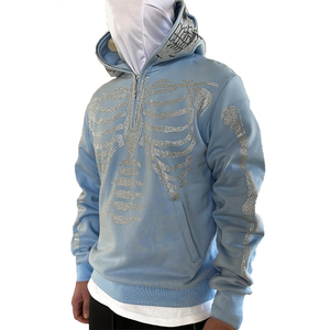 <span class=keywords><strong>Felpe</strong></span> <span class=keywords><strong>con</strong></span> cappuccio da uomo <span class=keywords><strong>con</strong></span> LOGO personalizzato taglie forti 100% in puro cotone <span class=keywords><strong>con</strong></span> cappuccio <span class=keywords><strong>con</strong></span> teschio e <span class=keywords><strong>scheletro</strong></span> Oversize Unisex <span class=keywords><strong>felpe</strong></span> - Product Image 5