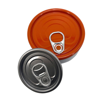 OEM ODM BPA-NI Bouchons de boîte en fer blanc, couvercles à ouverture facile, capuchons EOE 202 #   Bouchon à ouverture facile rond TFS