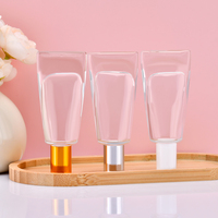 Flacon roll-on vide en verre transparent de 10 ml (1/3 oz) avec bille métallique pour huiles essentielles, parfums, déodorants, fragrances et emballages cosmétiques