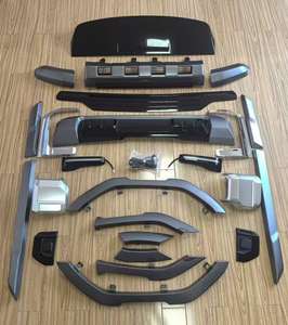 Nueva Parrilla LC250 para Land Cruiser Prado con Cejas ABS y Faros LED, Mejora de Parachoques Delanteros y Traseros para Autos de Gama Baja a Alta - Product Image 3