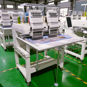 Kordon boncuk pullu cihazlar ekleyin dijital monogram 2 kafaları çok iğne 12 15 renk bilgisayarlı nakış makinesi - Product Image 2