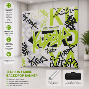 Custom Pillow Backdrops Fabric 8x8 Durable Tension Fabric <strong>Background</strong> for Wedding Party Event Backdrop Stand - Product Image 6